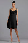 Paula Ryan Sequin Bodice Dress - Black