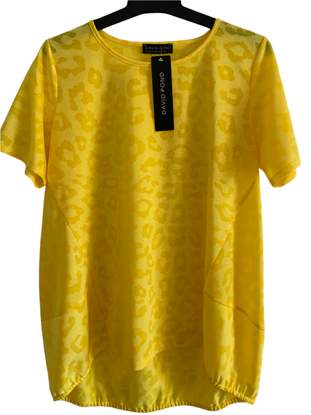 David Pond Perfect Tee - Tropical Tiger Print