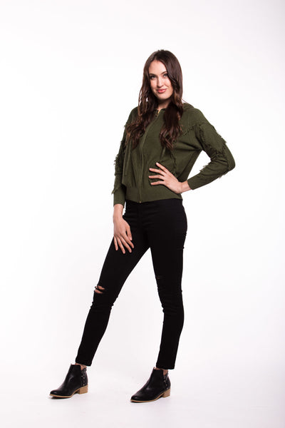 Hooded Knit - Khaki