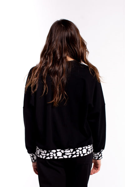 Seduce Relaxed Top - Black