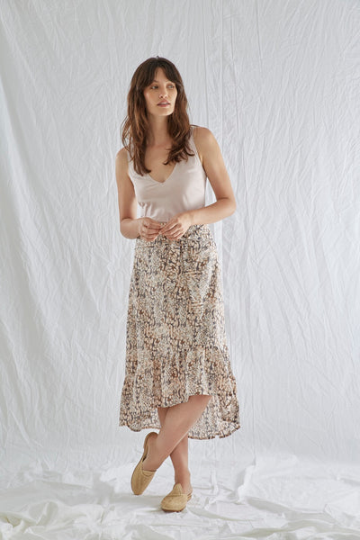 Peplum Hem Skirt - Sabatini