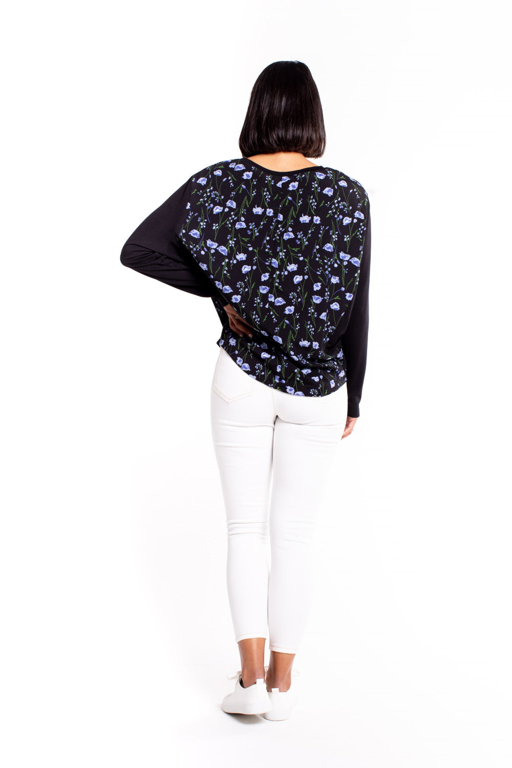 Et Alia Smith Top - Blue Floral