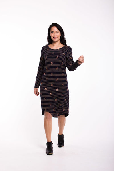 Zafina Melody Dress - Ink