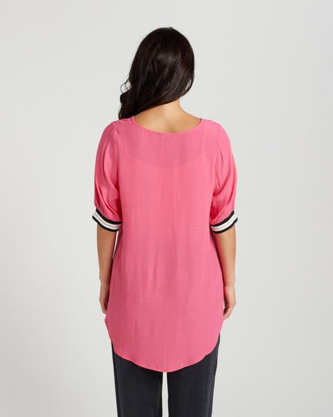 Zafina Havana Top - Hot Pink