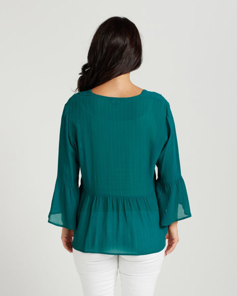 Zafina Cabana Top - Teal