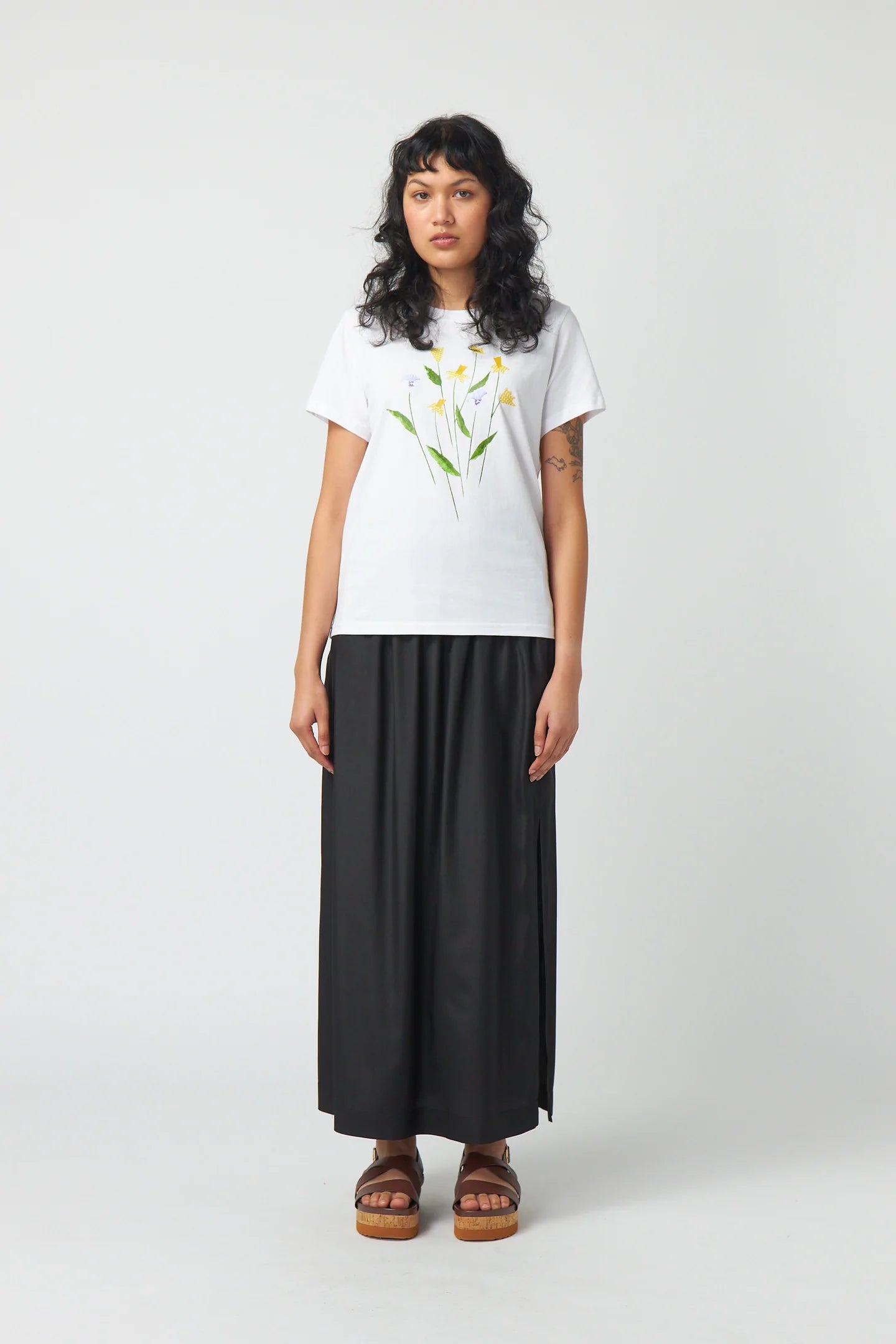 Sylvester Daffodils Tee - White