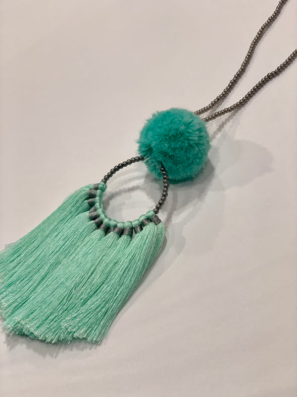 Augustine clearance tassel necklace