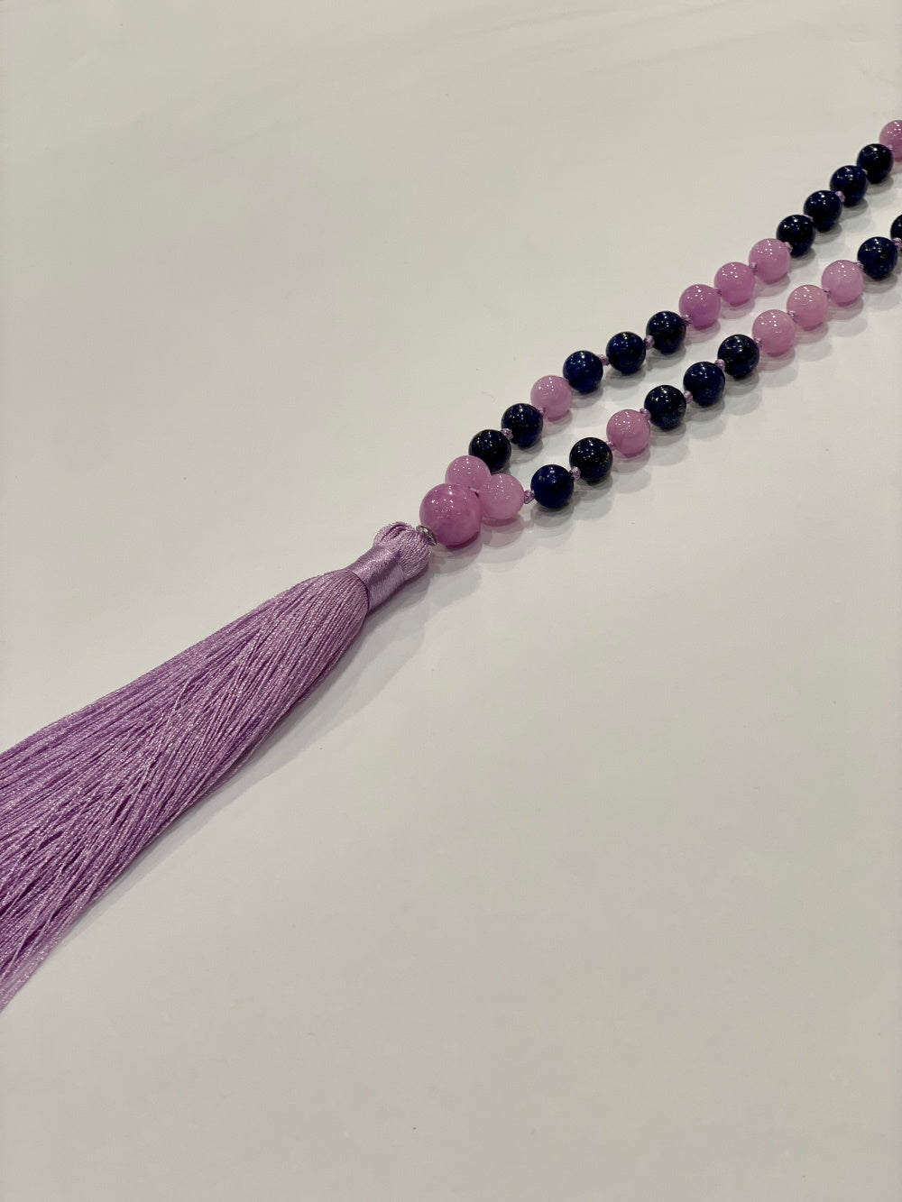 Purple on sale tassel necklace