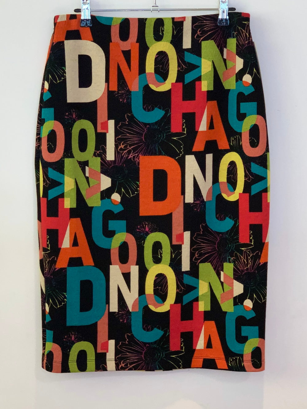 David Pond Skinny Skirt - Alphabet