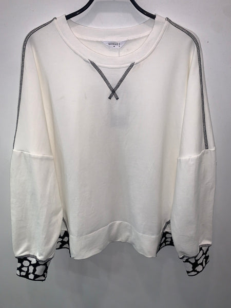 Seduce Relaxed Top - White