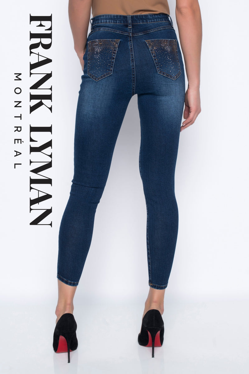 Frank Lyman Sequin Denim Jeans