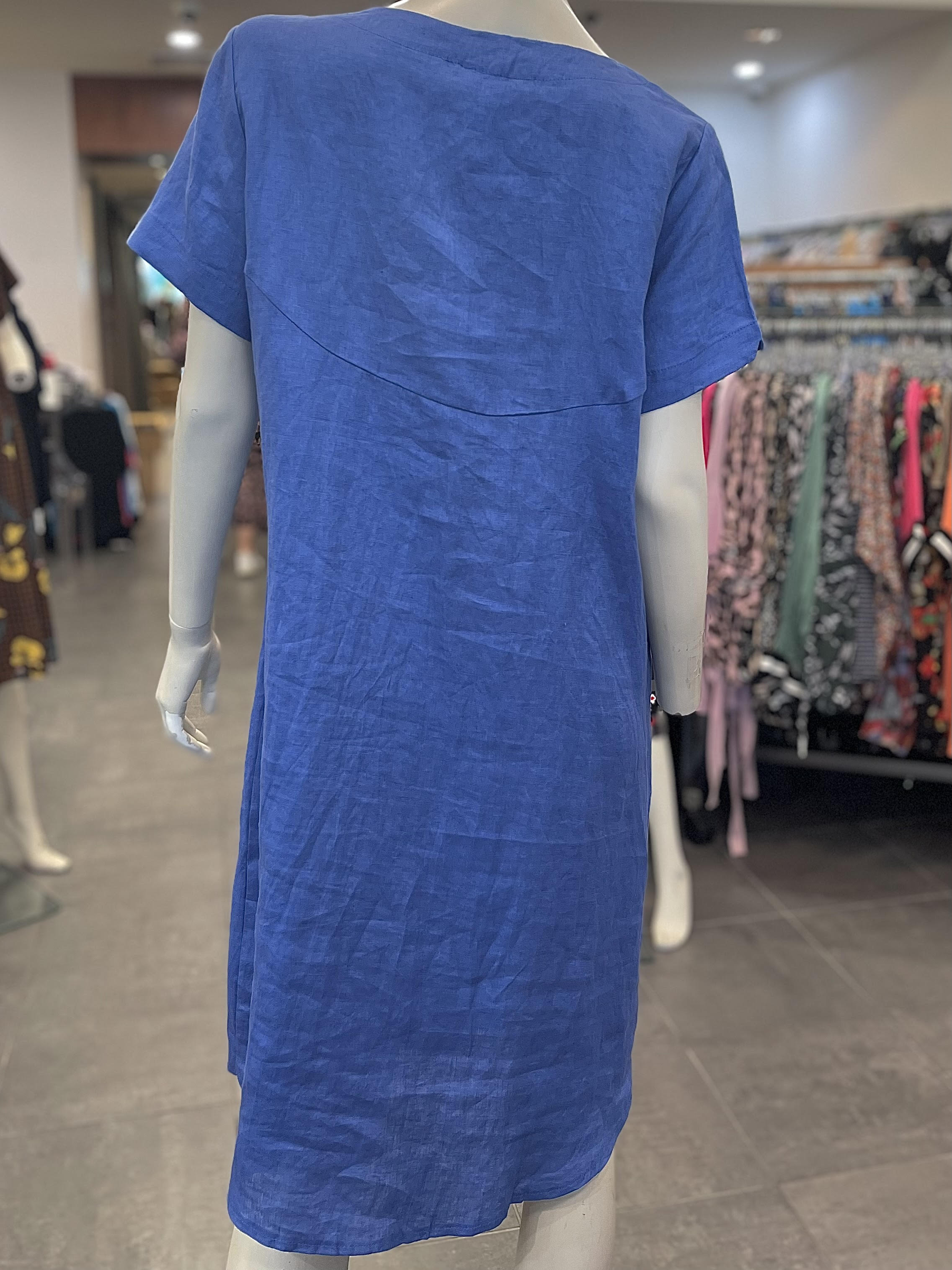 Blackstone Panel Dress - Blue