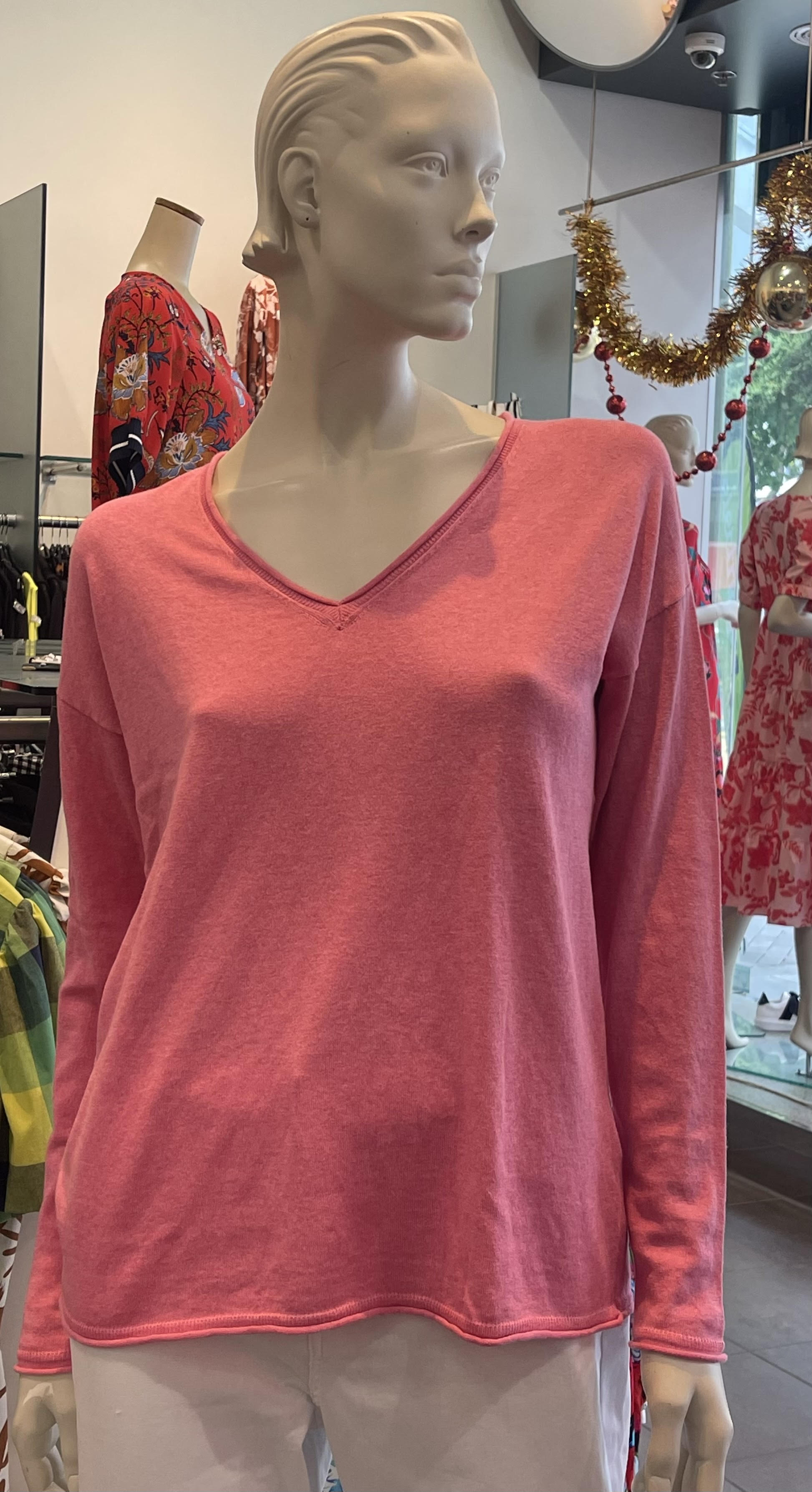 Nineteen/46 Sunrise Sweater - Blossom Pink